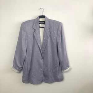 Vintage rhinestone blazer